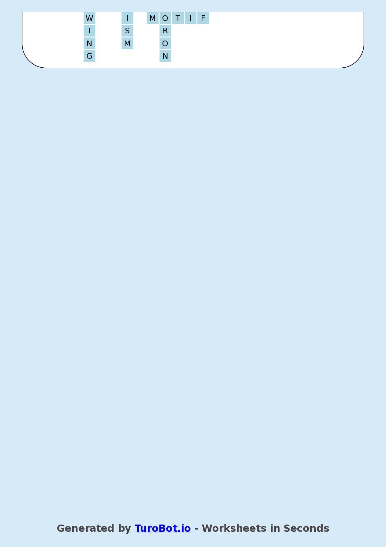 English - Year 7 - Crossword - Literary Devices and Techniques