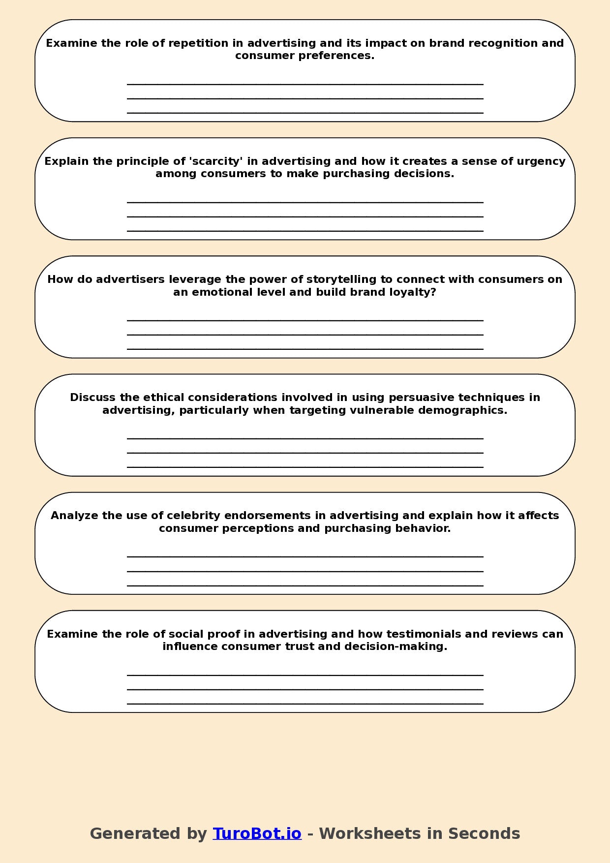 English - Year 9 Worksheet: Persuasive Techniques