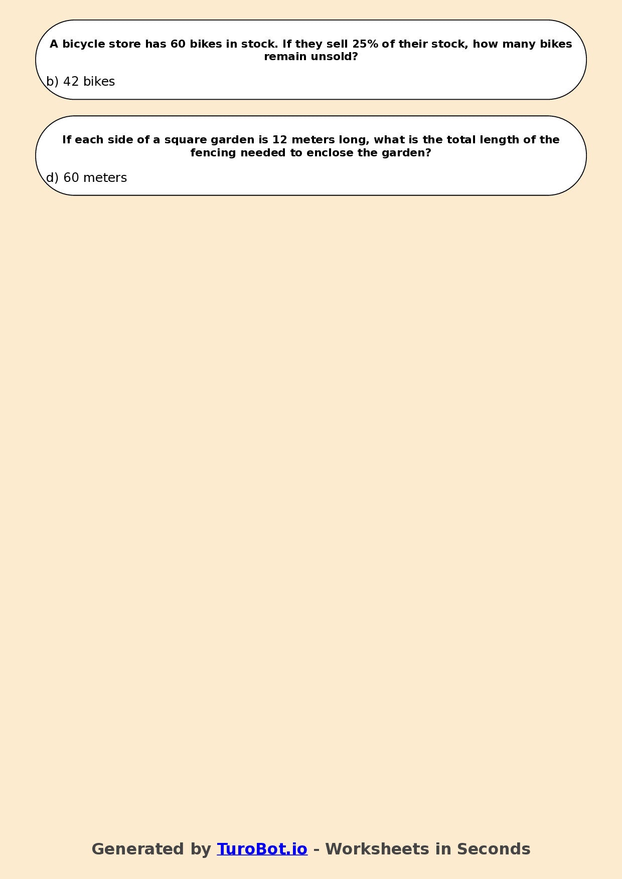 Year 7 Maths Multiple Choice Worksheet – Integer Operations Using Context