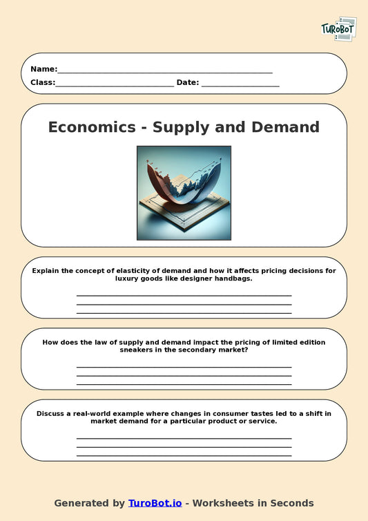 Economics - Year 10 - Supply and Demand