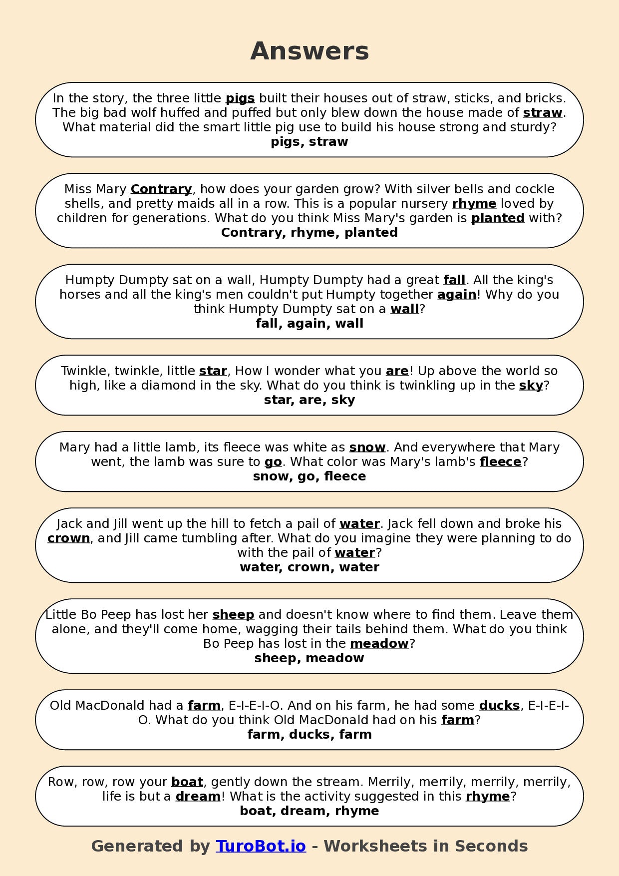 Year 2 English Fill in the Blanks Worksheet – Simple Sentence Completion