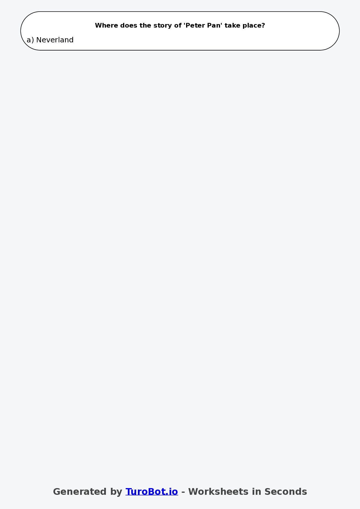 Year 3 English Multiple Choice Worksheet – Understanding Characters in Stories