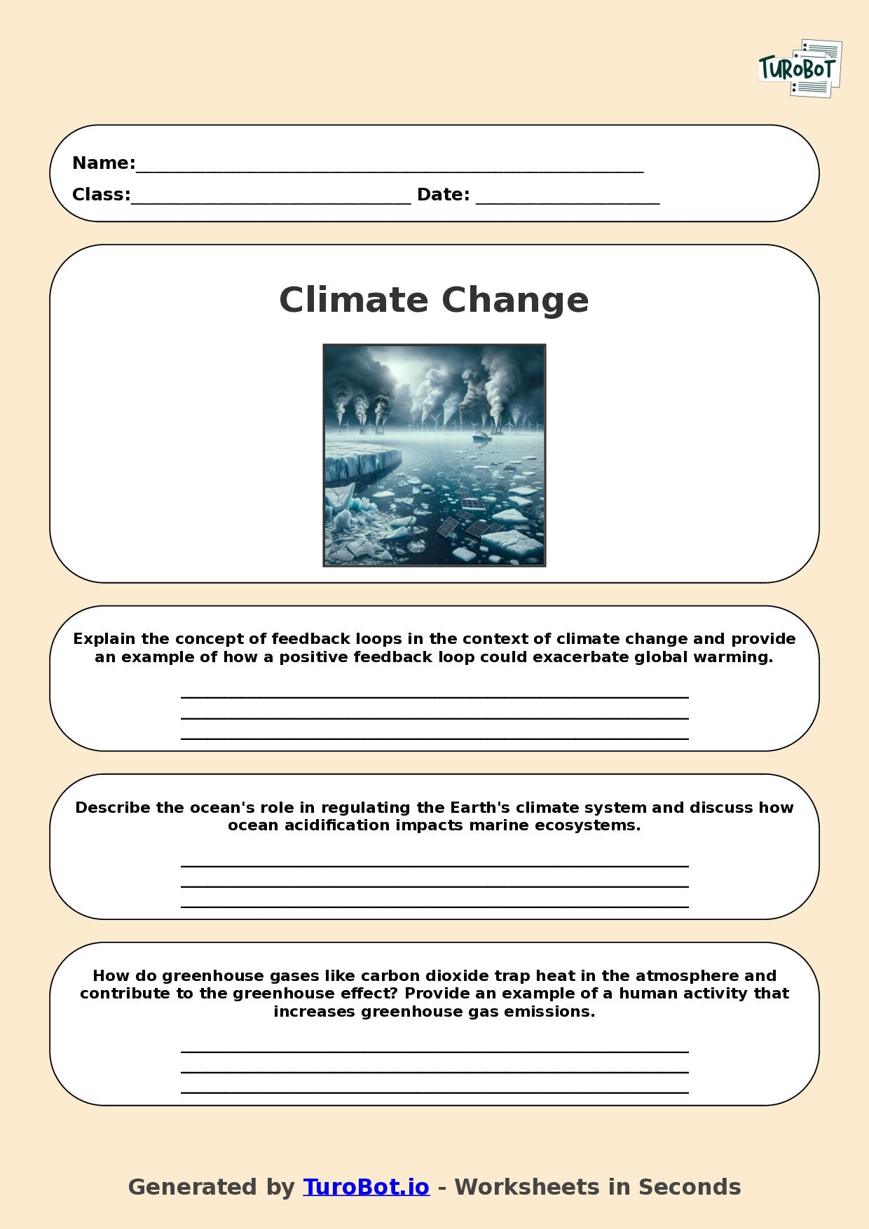 Environmental Science - Year 11 - Climate Change