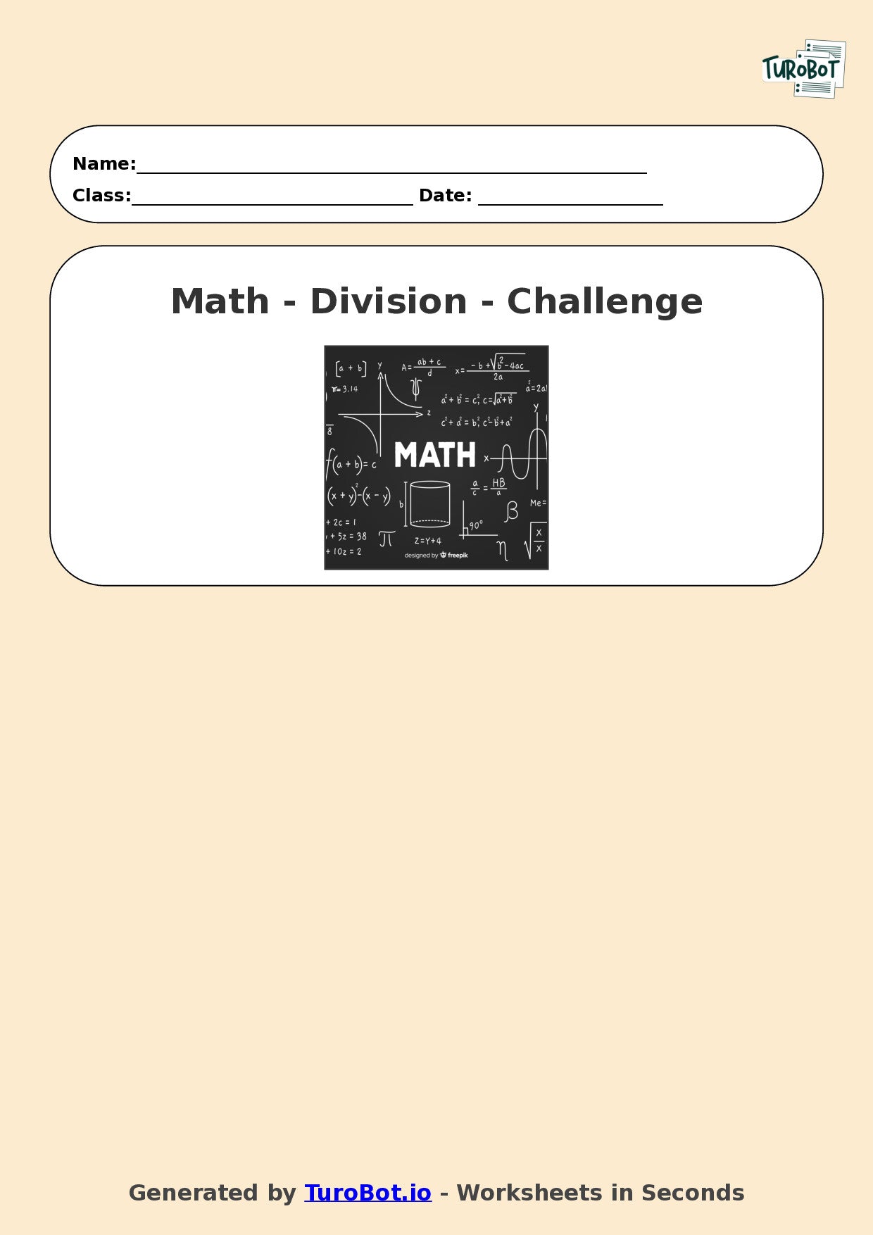 Math - Division - Year 3 - Challenge Long Division with Remainders