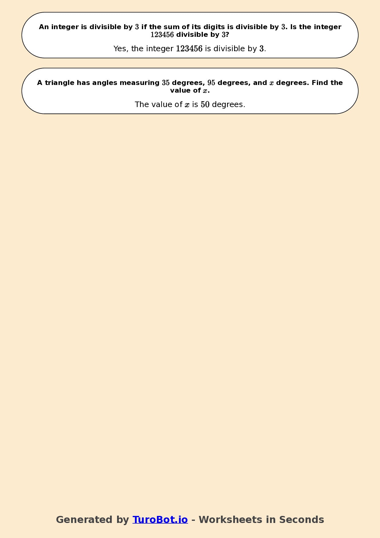 Year 7 Math Worksheet – Mixed Integer Operations 2