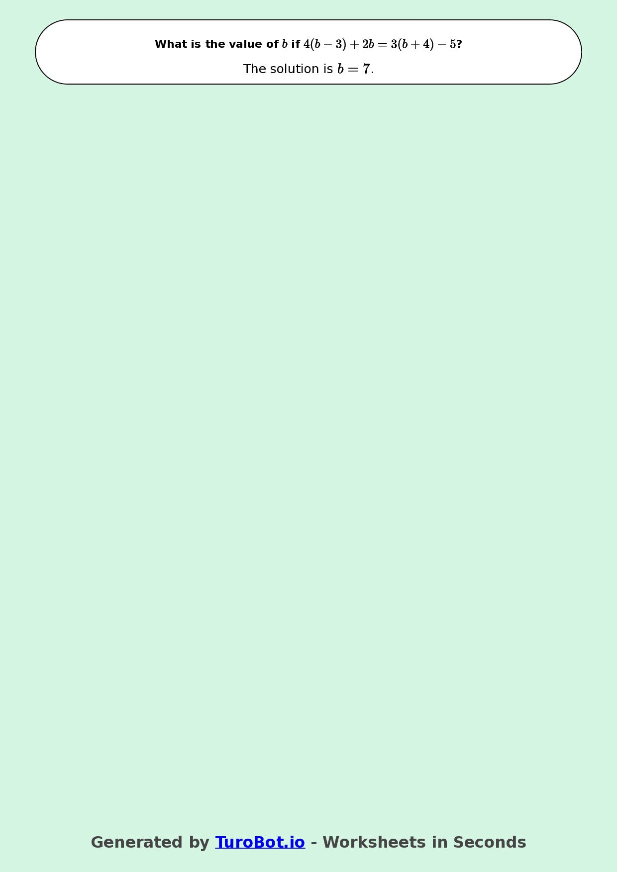 Year 9 Math Worksheet – Balancing Equations 2