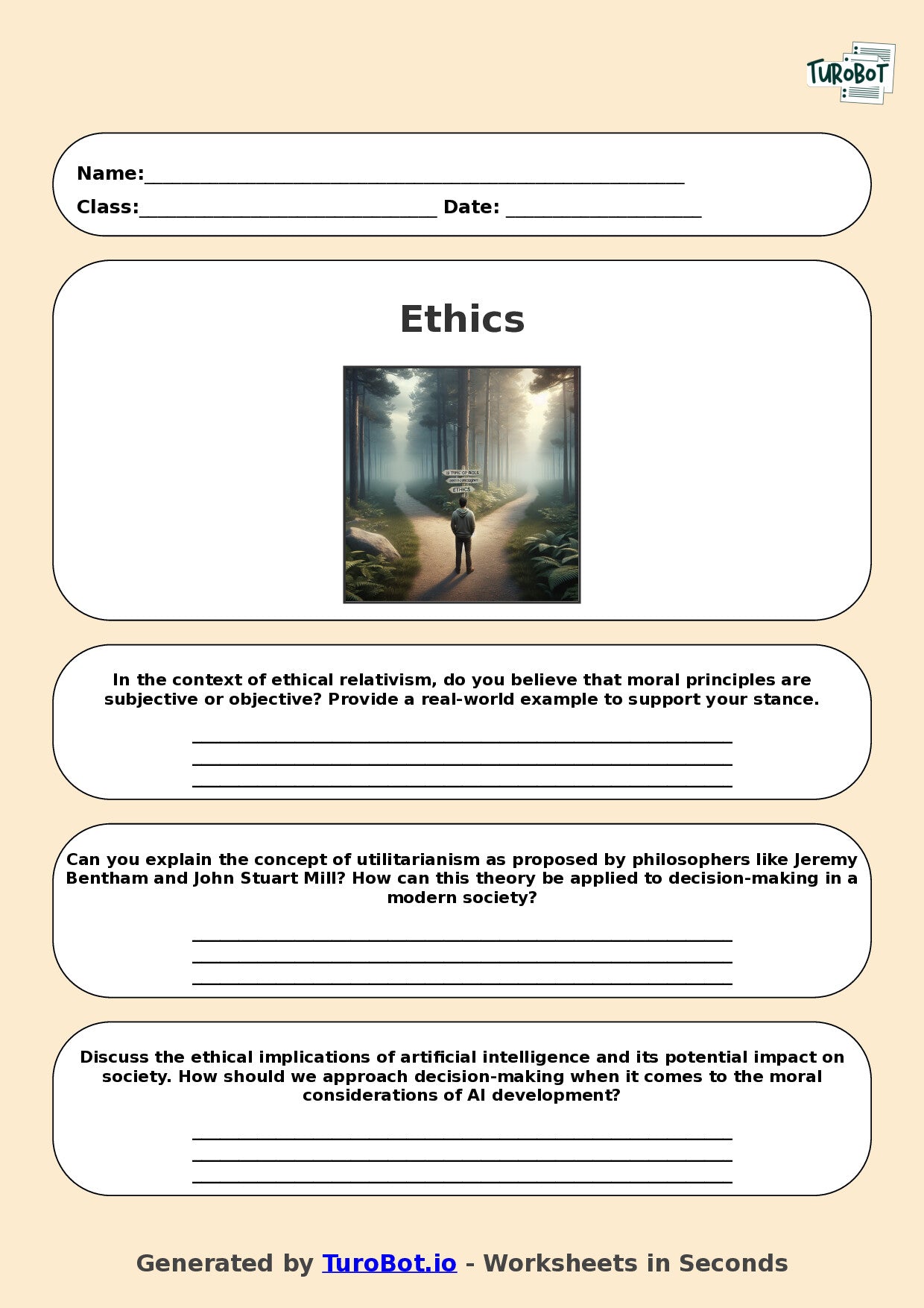 Philosophy - Year 12 - Ethics and Morality