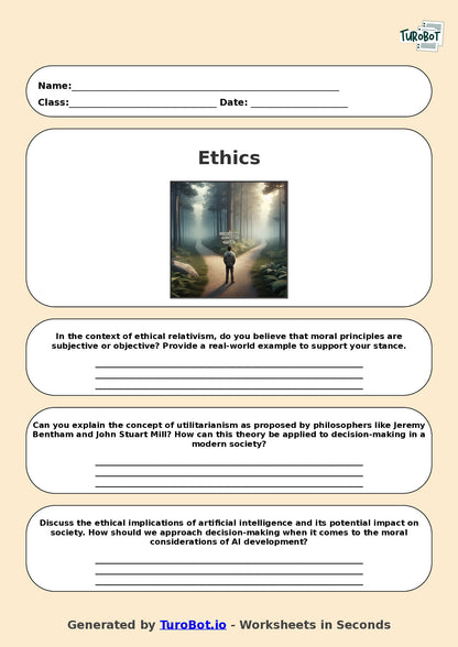 Philosophy - Year 12 - Ethics and Morality