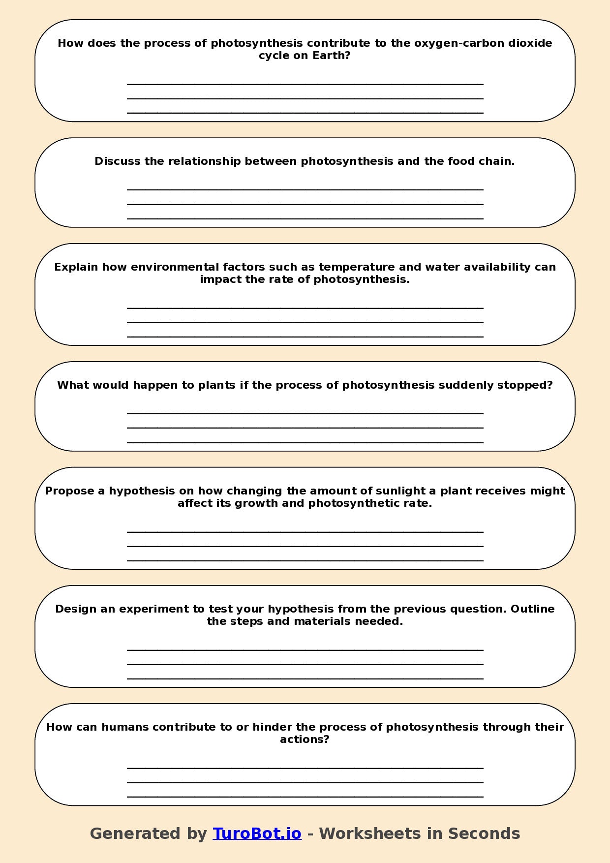 Science - Year 7 - Photosynthesis Explained