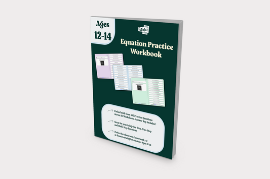 Maths - Equation Practice Workbook for Ages 12-14